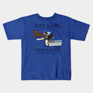 WATER WORKING BROWN RETRIEVER Kids T-Shirt